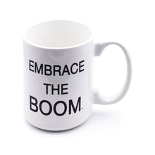 Load image into Gallery viewer, EMBRACE THE BOOM Mug - Black