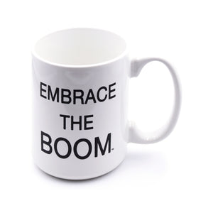 EMBRACE THE BOOM Mug - Black