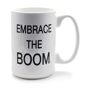 EMBRACE THE BOOM Mug - Black