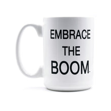 Load image into Gallery viewer, EMBRACE THE BOOM Mug - Black